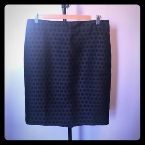 NWT Brand New J Crew Dot Pencil Skirt